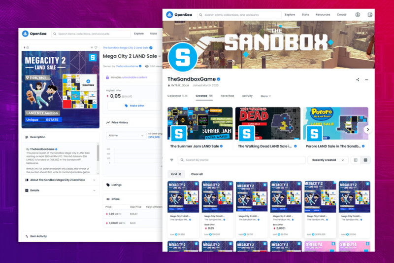 How to buy a Land on The Sandbox Virtual land purchase tutorial