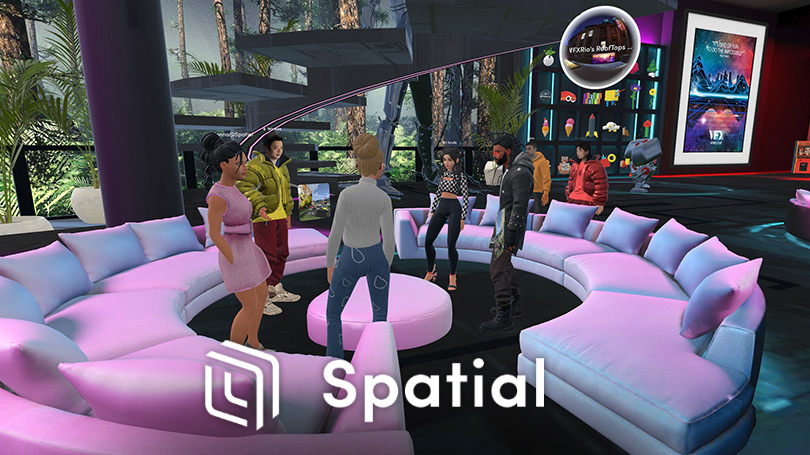 Création d'expérience professionnelles metaverse Spatial.io