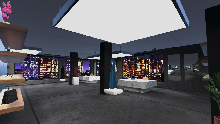 Room Spatial metaverse Fashion Store