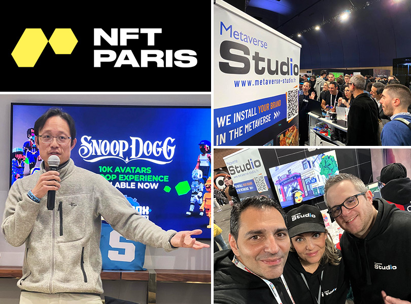 Metaverse Studio X The Sandbox sur NFT PARIS 2023
