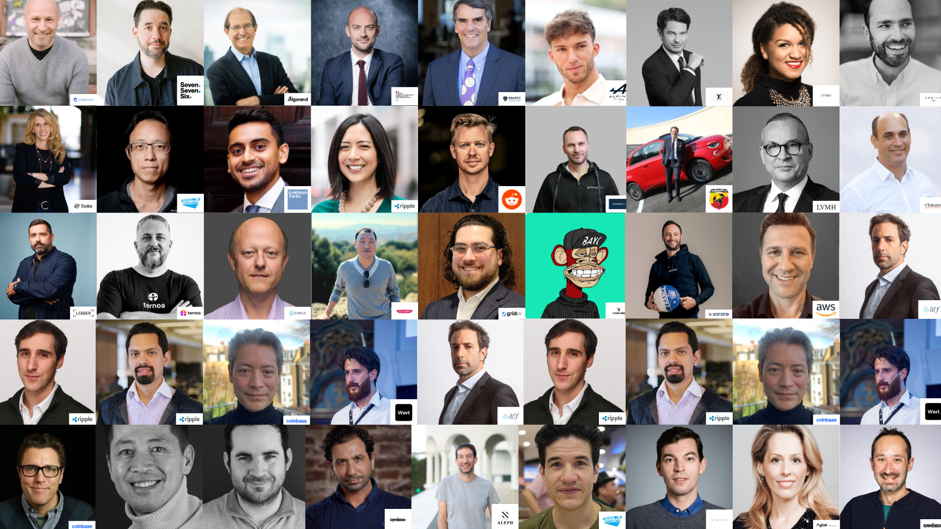 Speakers lors de la Paris Blockchain Week 2023