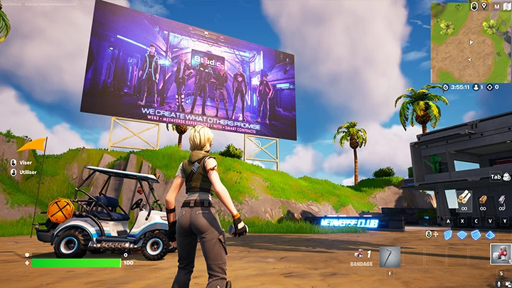 Expérience de marque Fortnite Fortnite : ciblez une audience massive