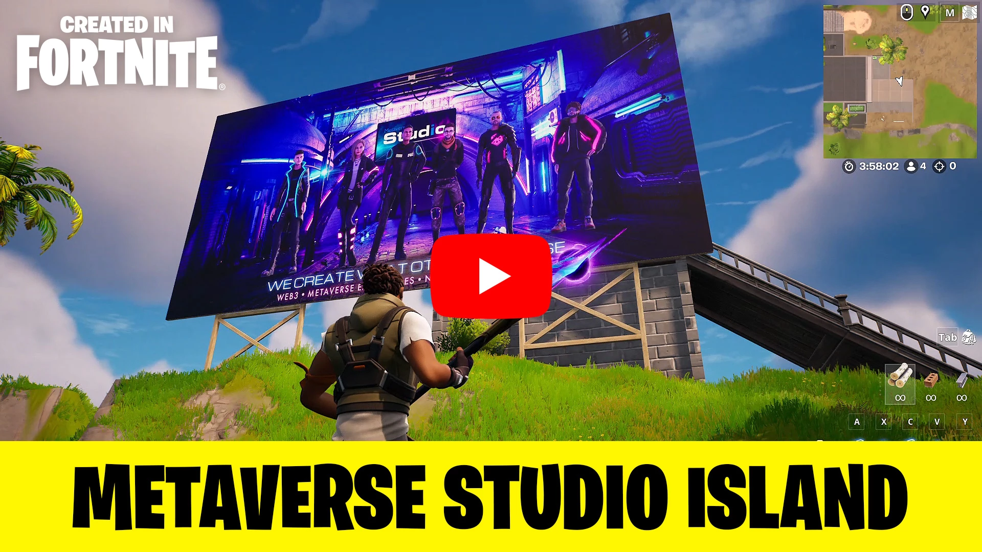 Jouer à Metaverse Studio Island sur Fortnite !