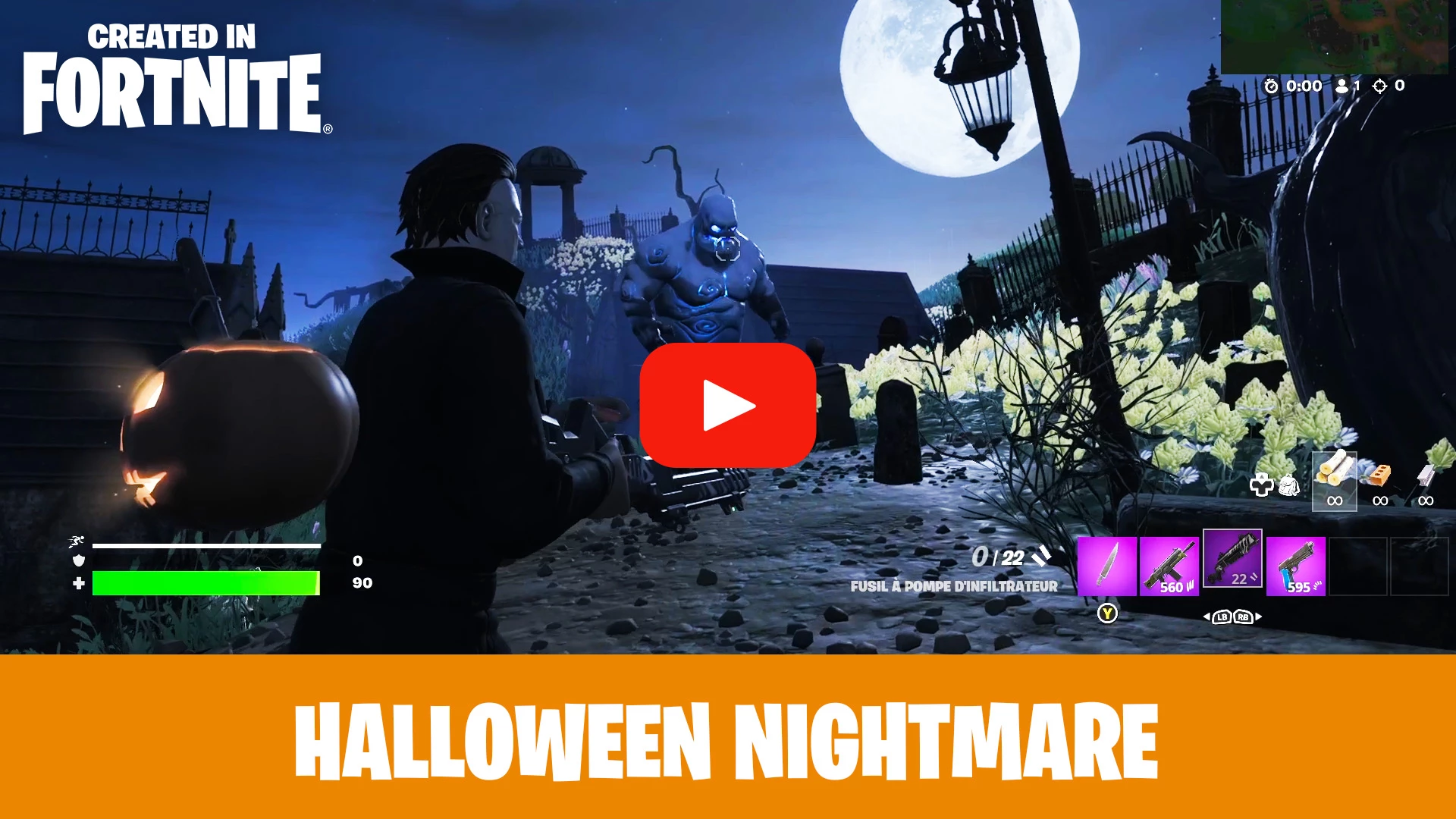 Play on Halloween Nightmare on Fortnite!