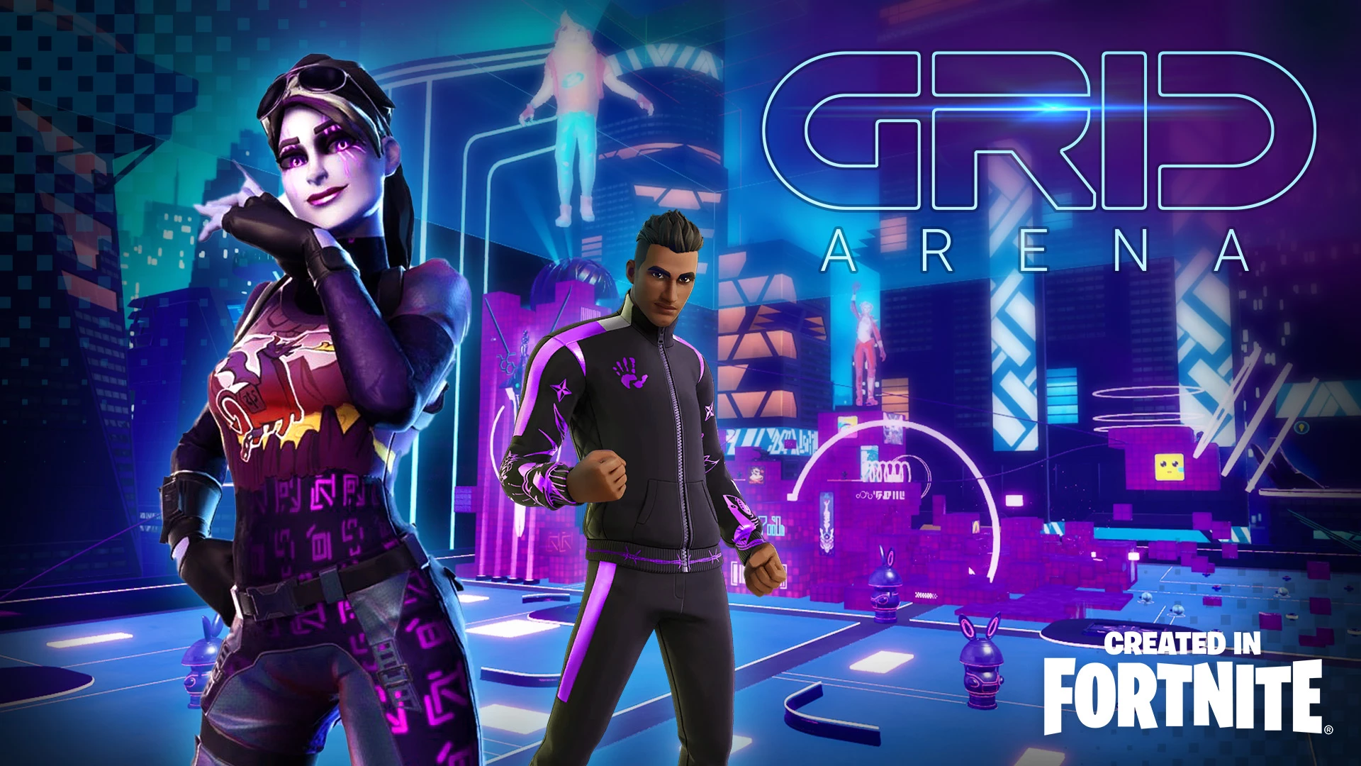 Jouer à THE GRID ARENA sur Fortnite !